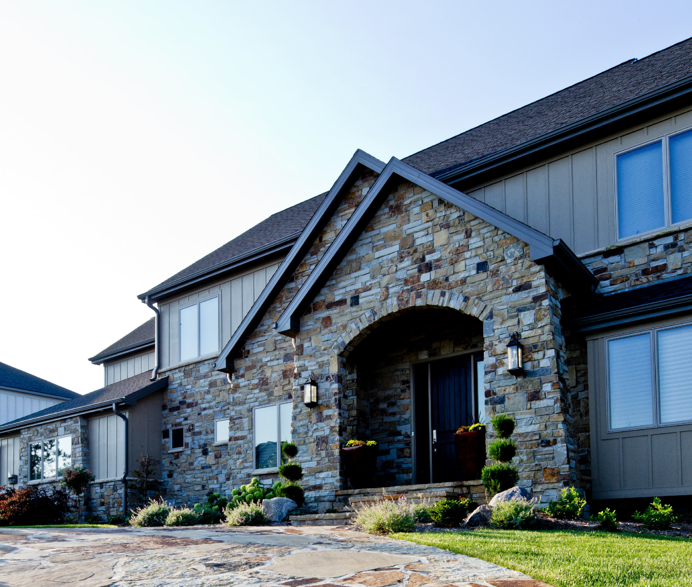 Glacial Stone Adobe Exterior