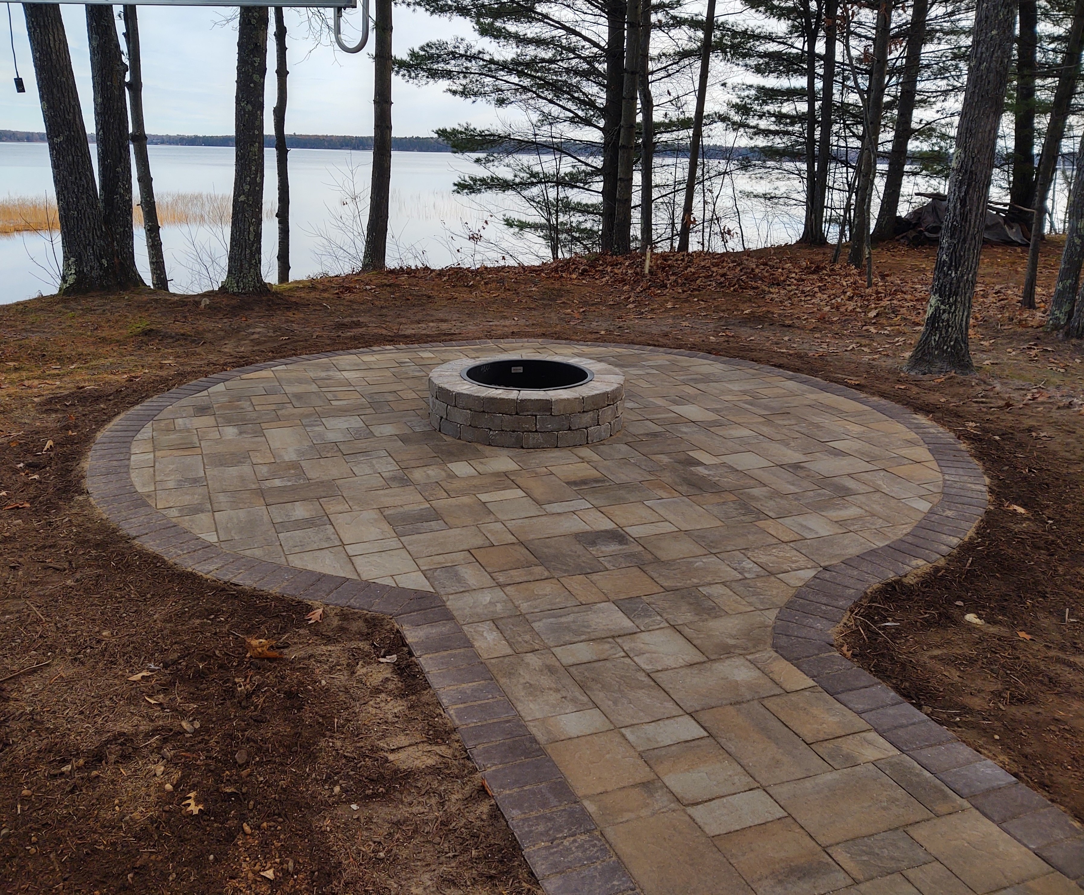 RCP beechwood tahoe and brown holland pavers