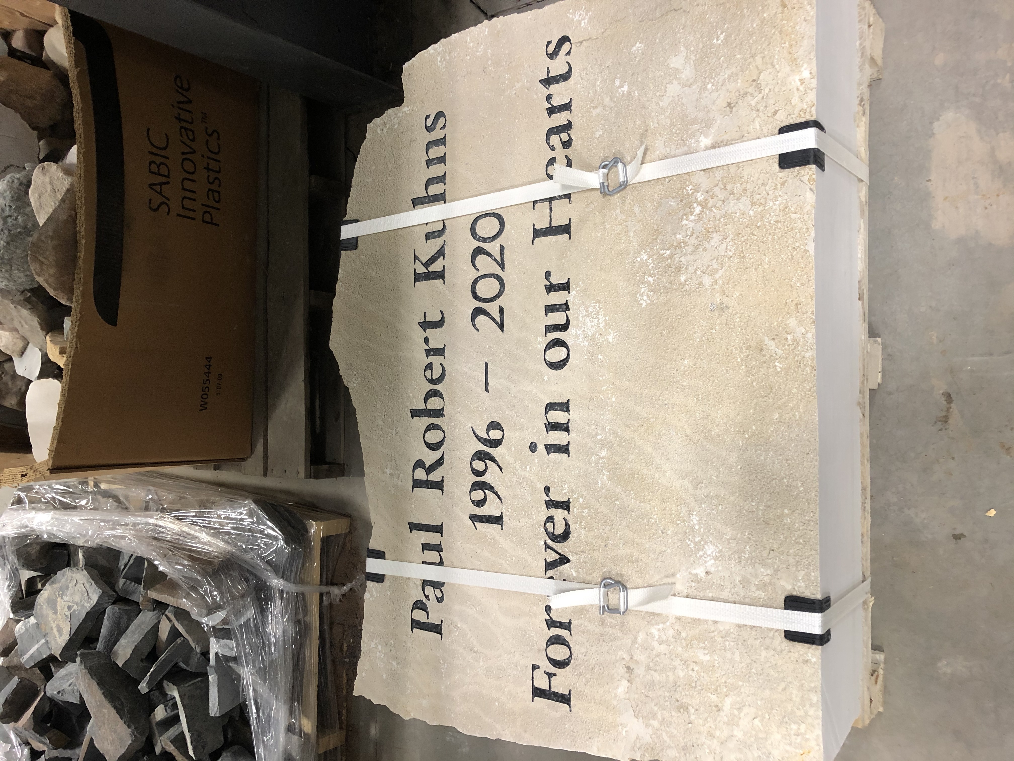 Natural Engraved Stone Signs