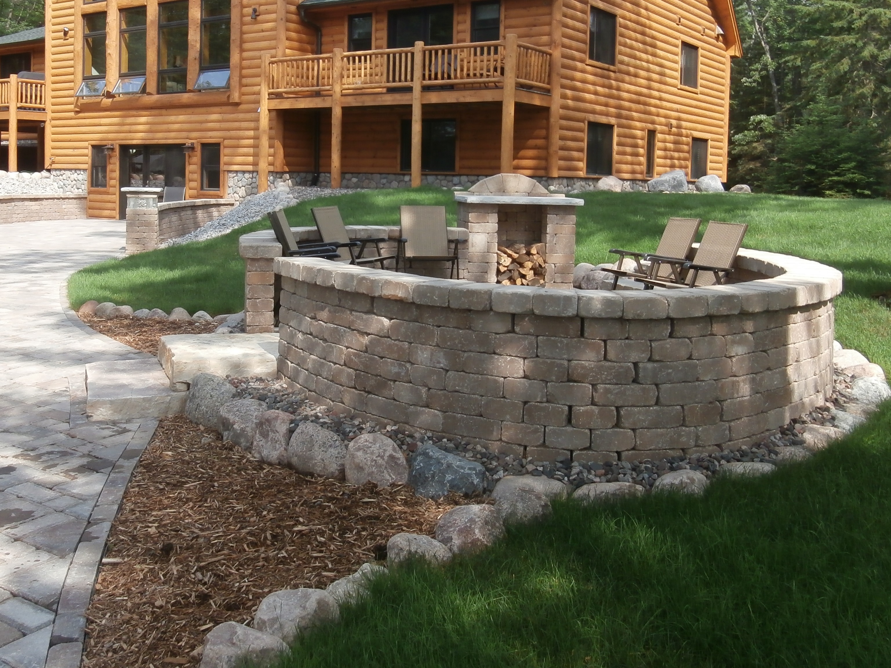 RCP desert retaining wall
