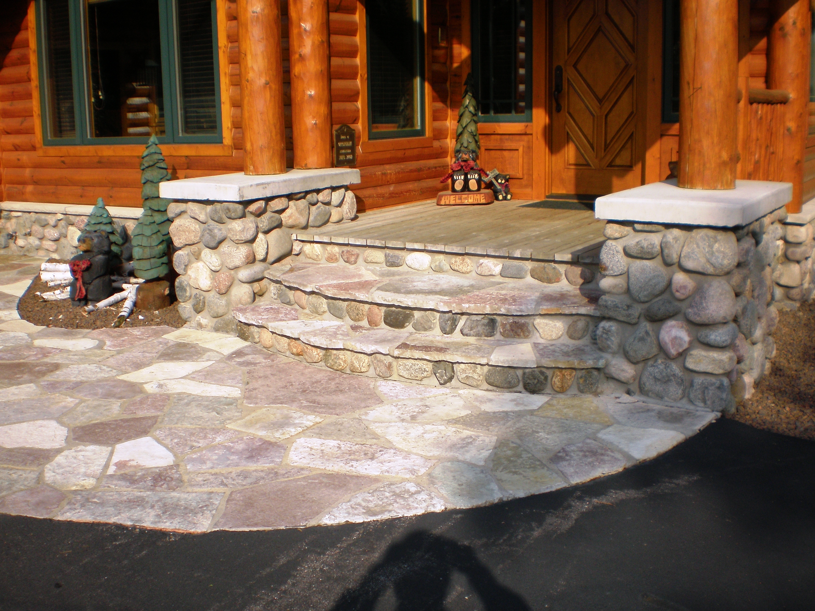halquist chilton AC wetset flagstone patio