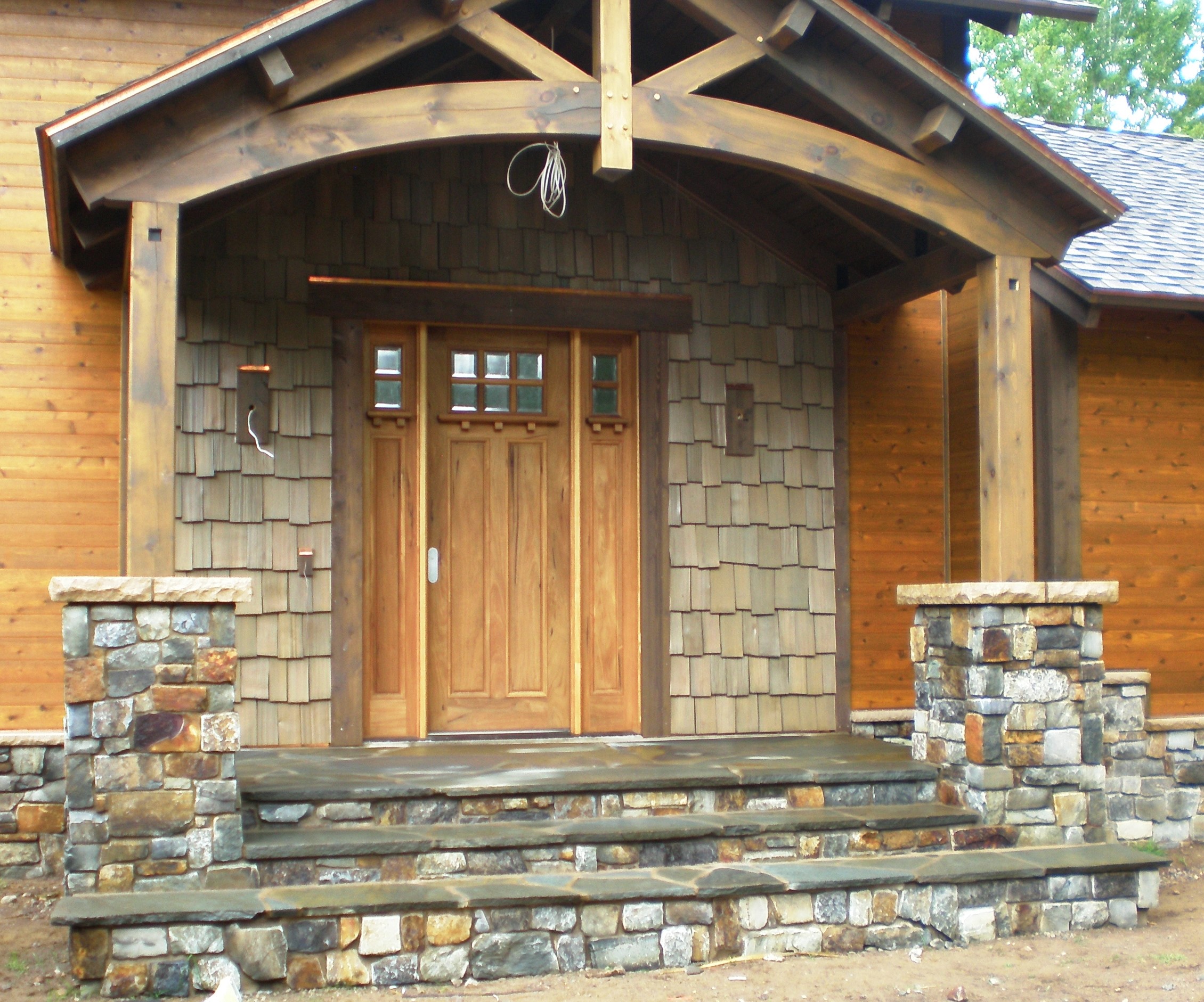 hepco full color flagstone front stoop