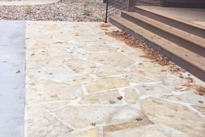 monacelli lannon glacier flagstone patio